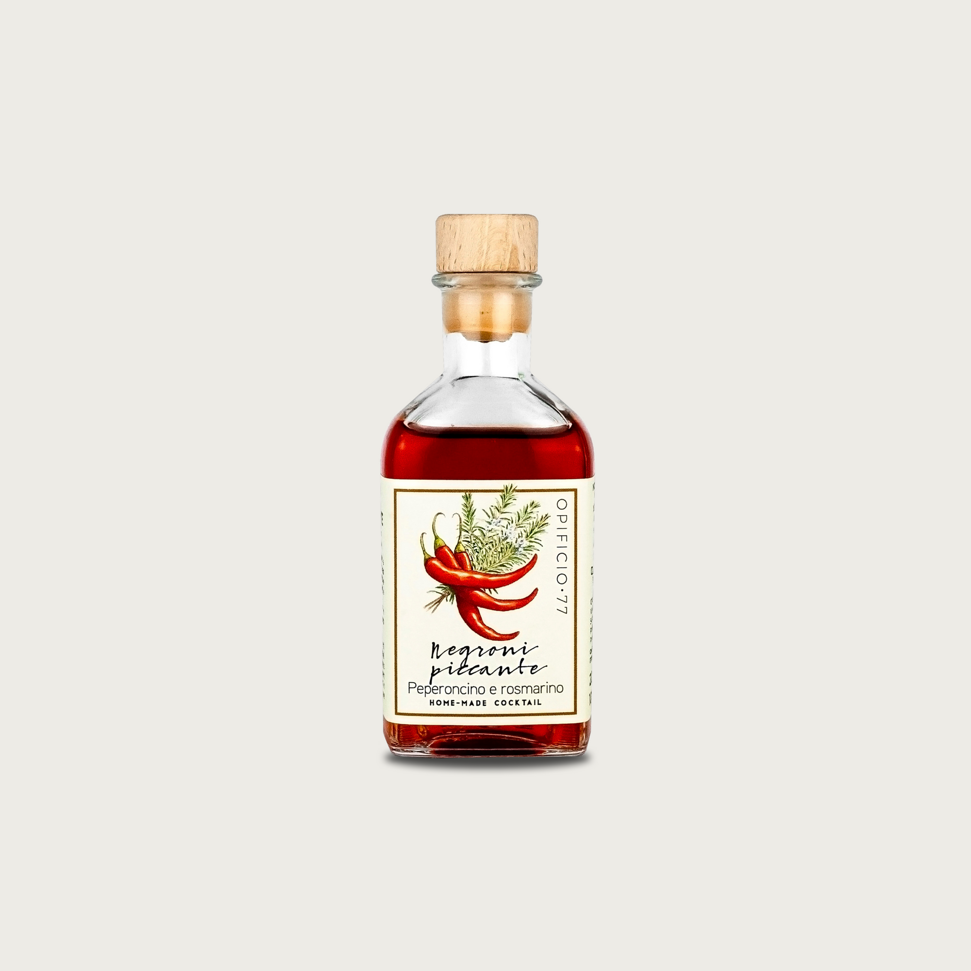 Negroni Piccante | Peperoncino e Rosmarino | Monodose (SOLO PER BOX) - Opificio 77