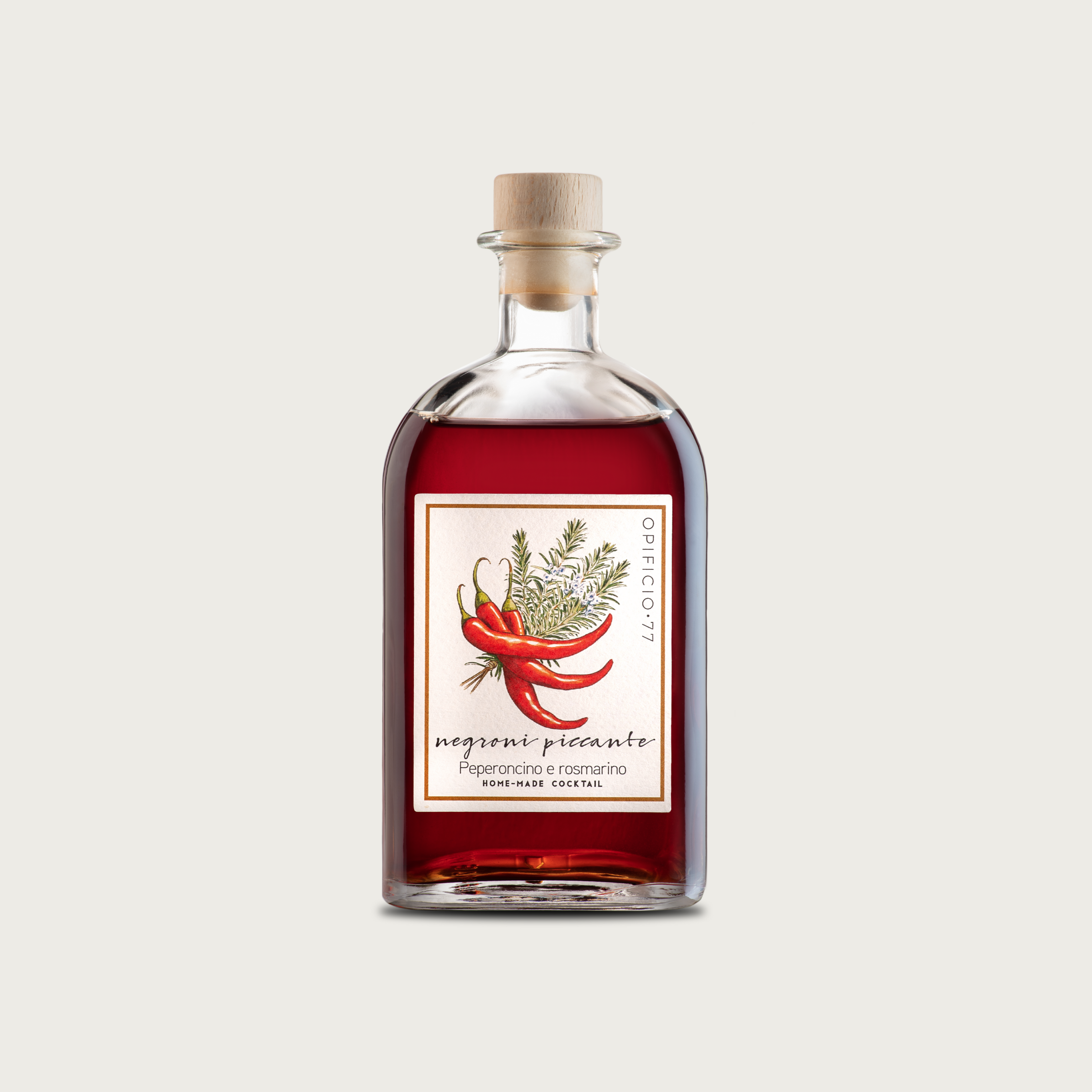 Negroni Piccante | Chili Pepper and Rosemary | Bottle of 8 Negroni Piccante | Chili Pepper and Rosemary | Bottle of 8