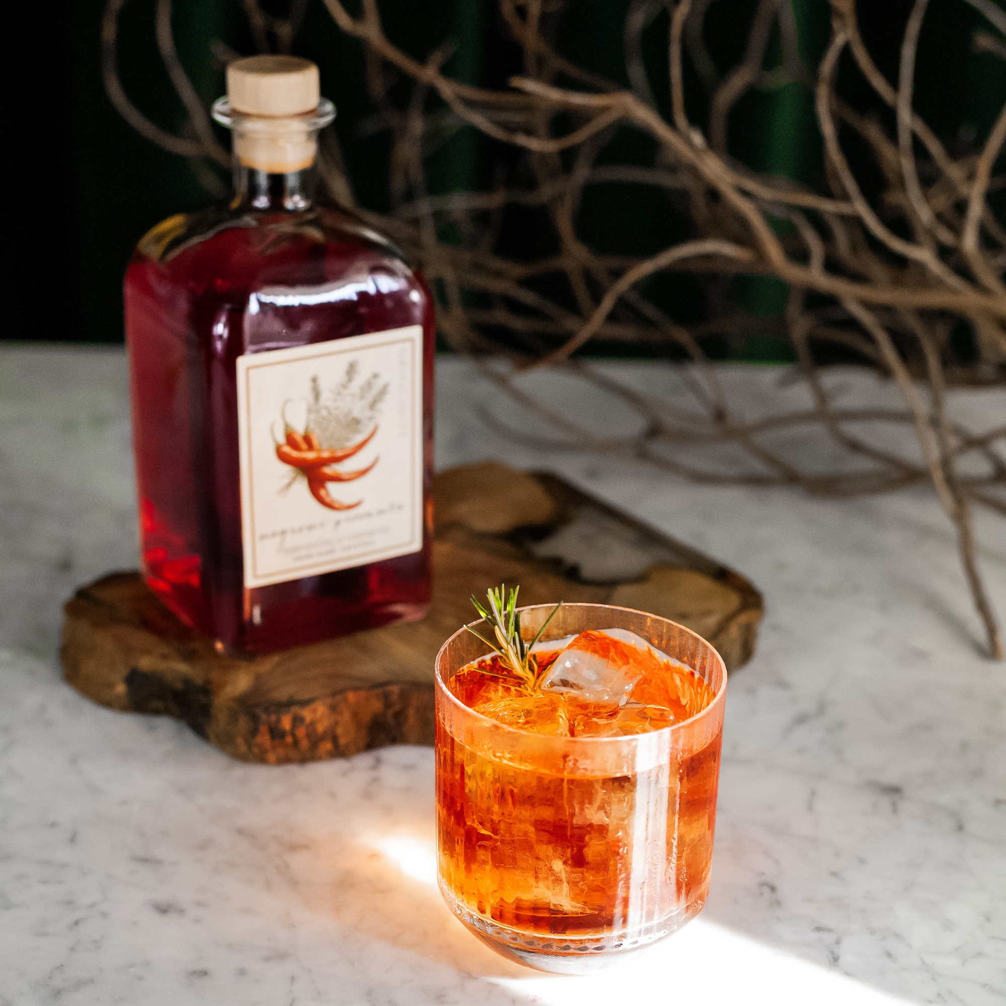 Negroni Piccante | Peperoncino e Rosmarino (SOLO PER BOX) - Opificio 77