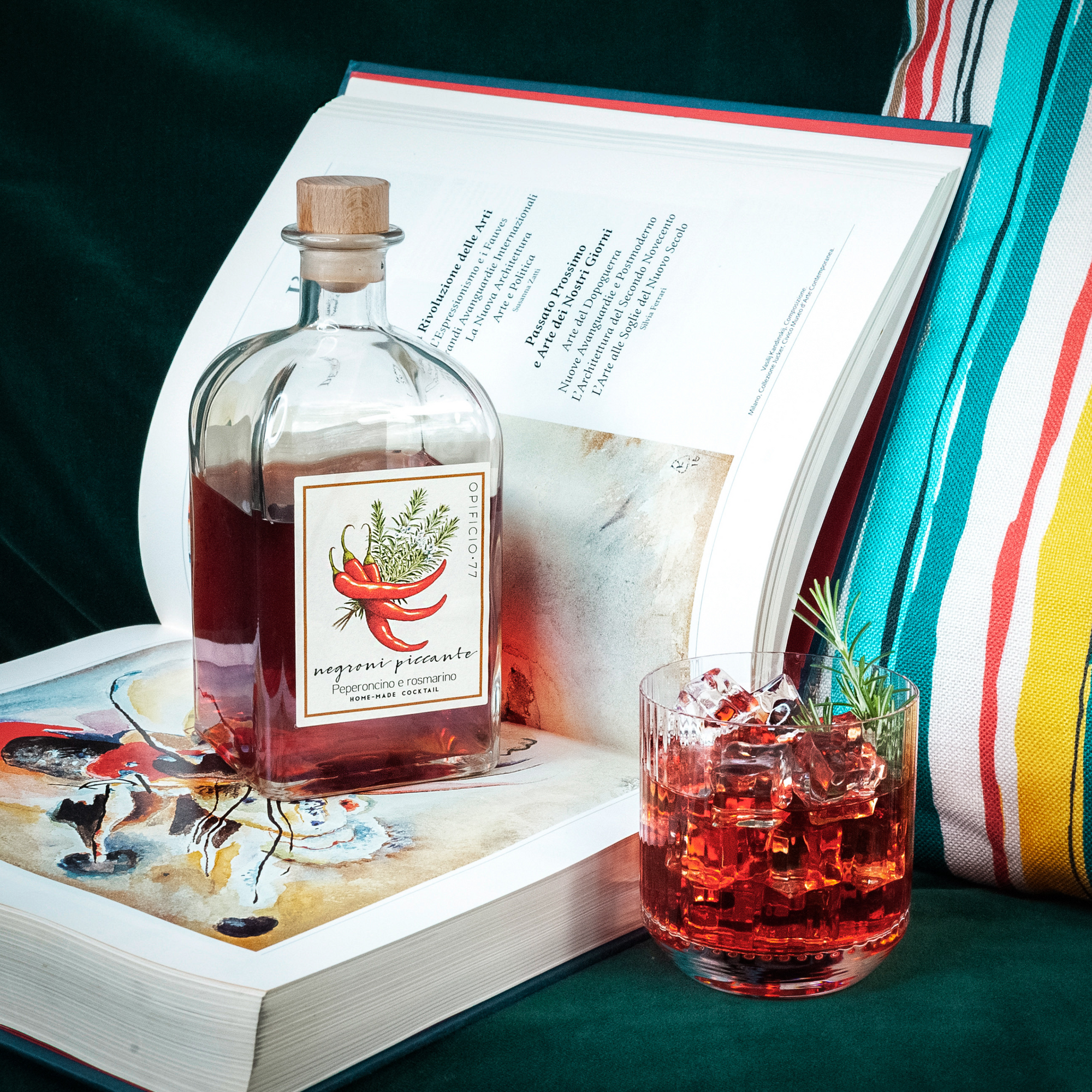 Negroni Piccante | Peperoncino e Rosmarino (SOLO PER BOX) - Opificio 77
